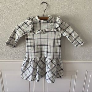 Janie and Jack Ponte Check Dress